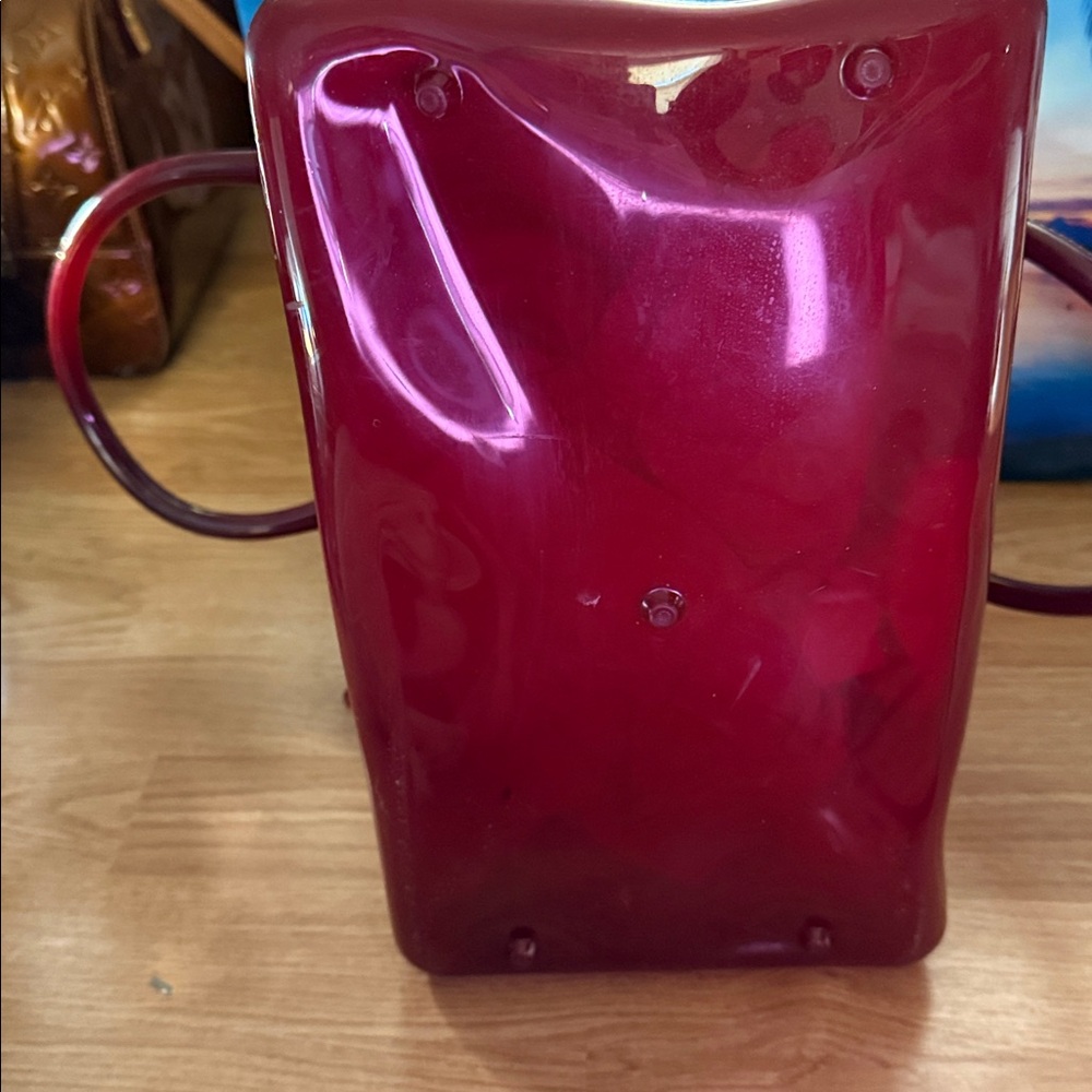 FURLA(VINTAGE)RED CANDY BAG - Picture 5 of 10